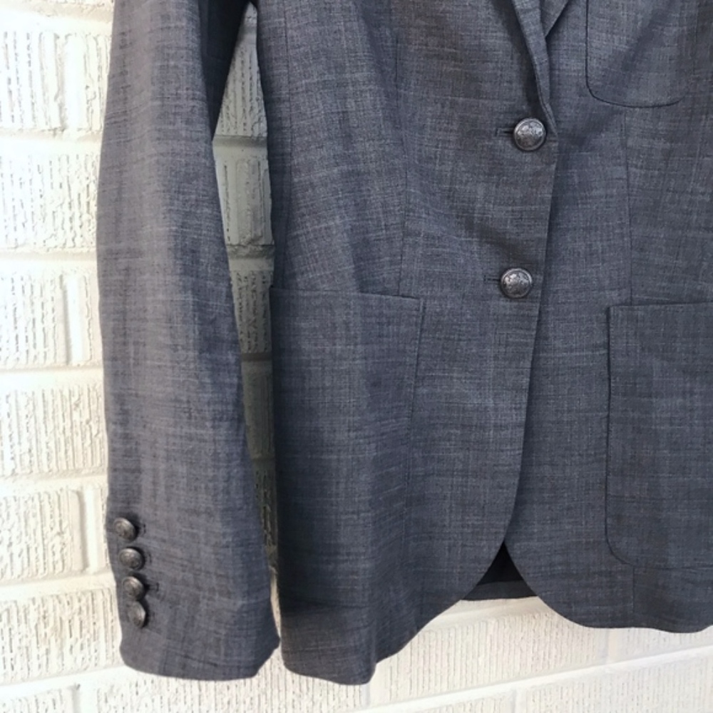 Aritzia Talula Exeter Gray Wool Blazer - Size 4 - Picture 2 of 7